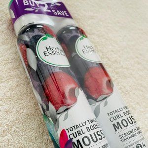 HERBAL ESSENCES TOTALLY TWISTED CURL BOOSTING MOUSSE 6.8OZ 2 PACK